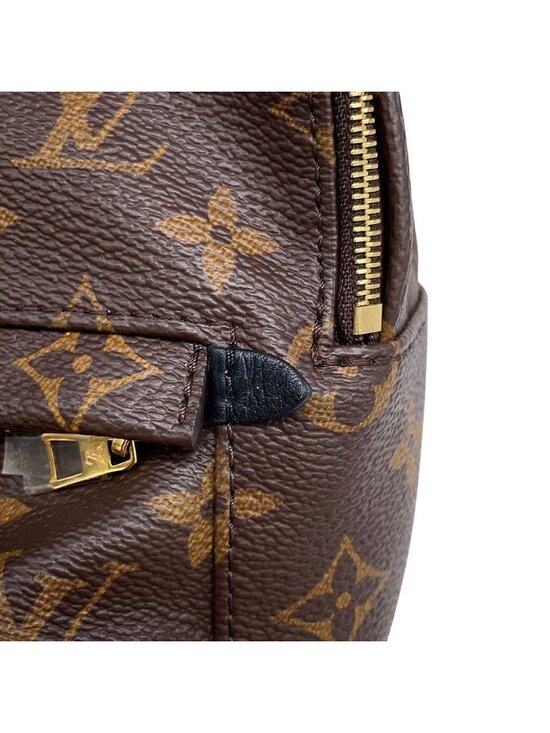 Louis Vuitton Backpack Monogram Palm Spring Mini Bag Black main image 10